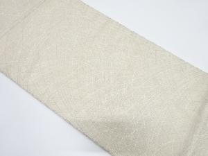 芝草模様織り出し袋帯